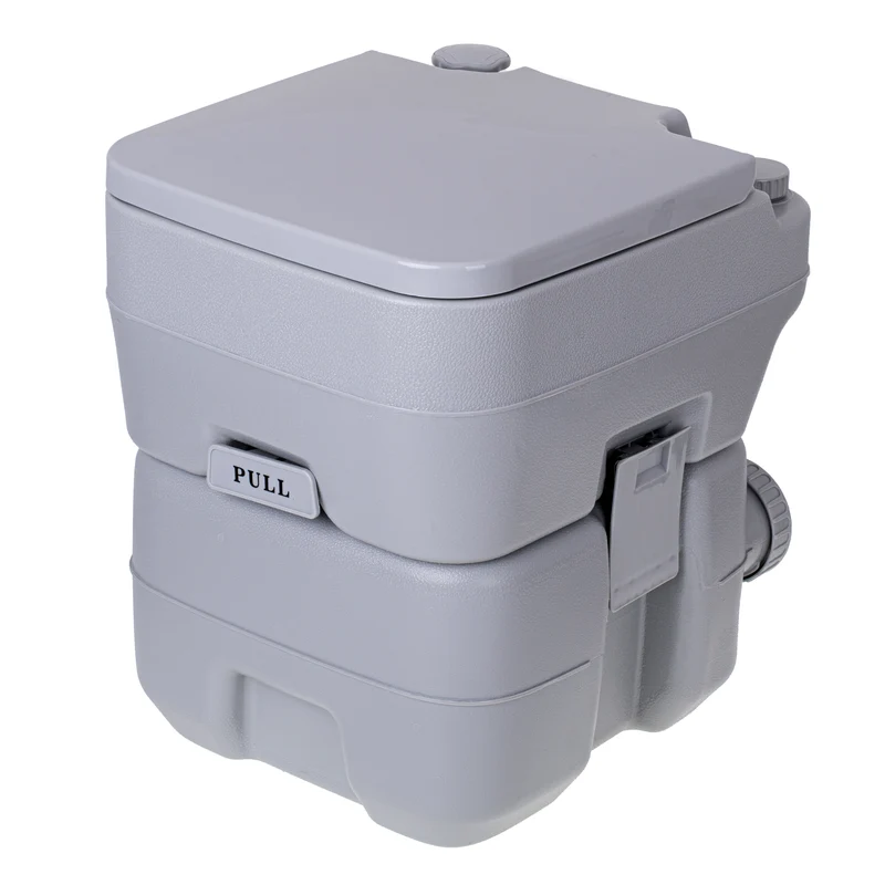 Camry CR 1035 Toilette mobile de 20 litres avec réservoir d'eau de 13L Toilette de camping Seau de toilette Toilette de voyage
