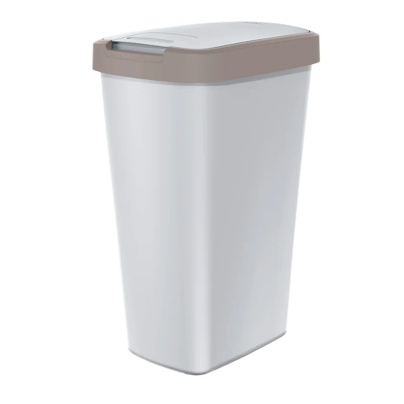KEDEN COMPACTA Q poubelle de 45 litres NSAB45-WG5C_427C - frêne avec cadre brun clair