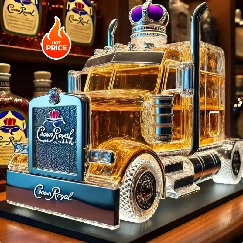 Unieke Whiskeyfles in de Vorm van een Vrachtwagen