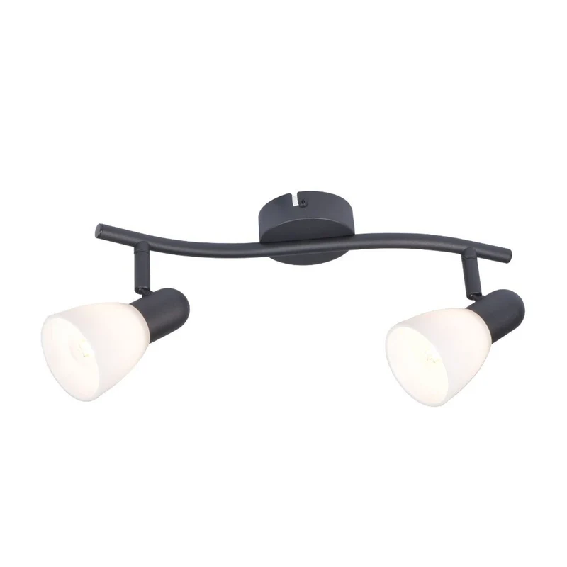 Rabalux plafonnier, spot, 2x filetage E14, IP20, noir, Soma