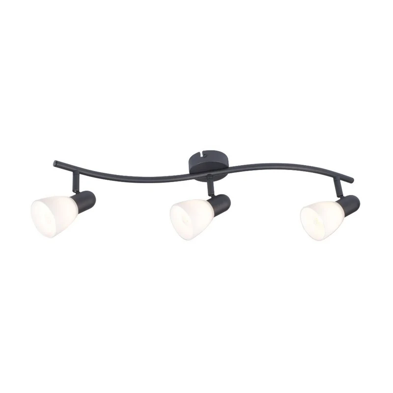Rabalux plafonnier, spot, 3x filetage E14, IP20, noir, Soma