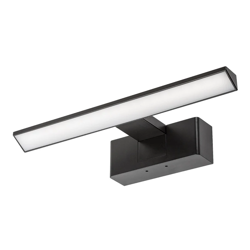 Lampe de salle de bain Rabalux, puissance 6W, blanc naturel 4000K, IP44. noir, Loric
