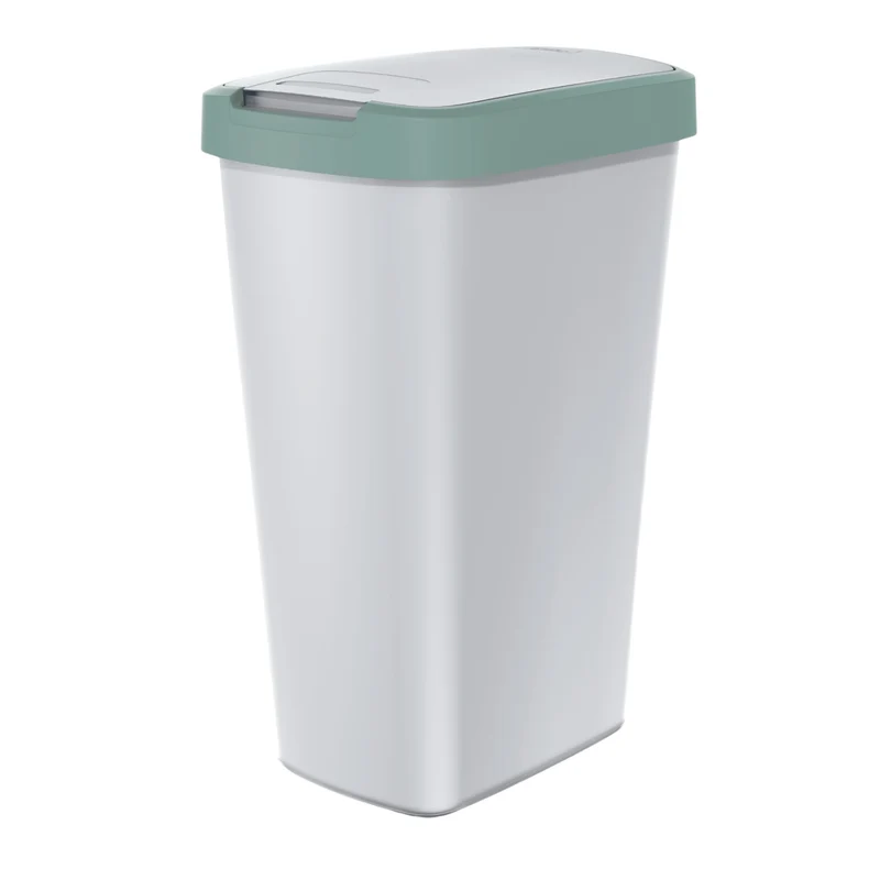 KEDEN COMPACTA Q poubelle de 45 litres NSAB45-5575C_427C - frêne avec cadre vert clair