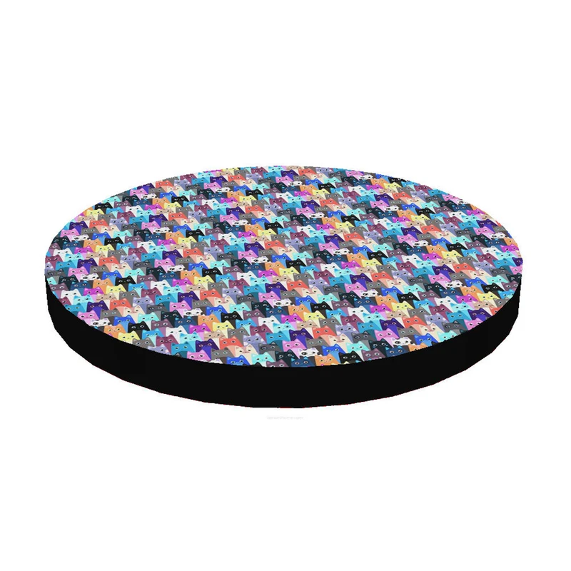 Lit / matelas pour chat Bertoni, en mousse élastique, diamètre 55 cm, Meow, Ring design