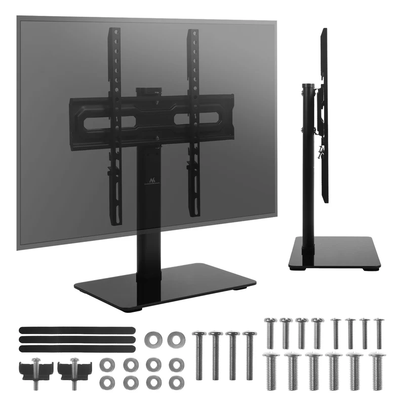 Support TV universel Maclean, pour meuble RTV, support, max. 35 kg, rotation 20 degrés, pour TV 32-55", MC-132