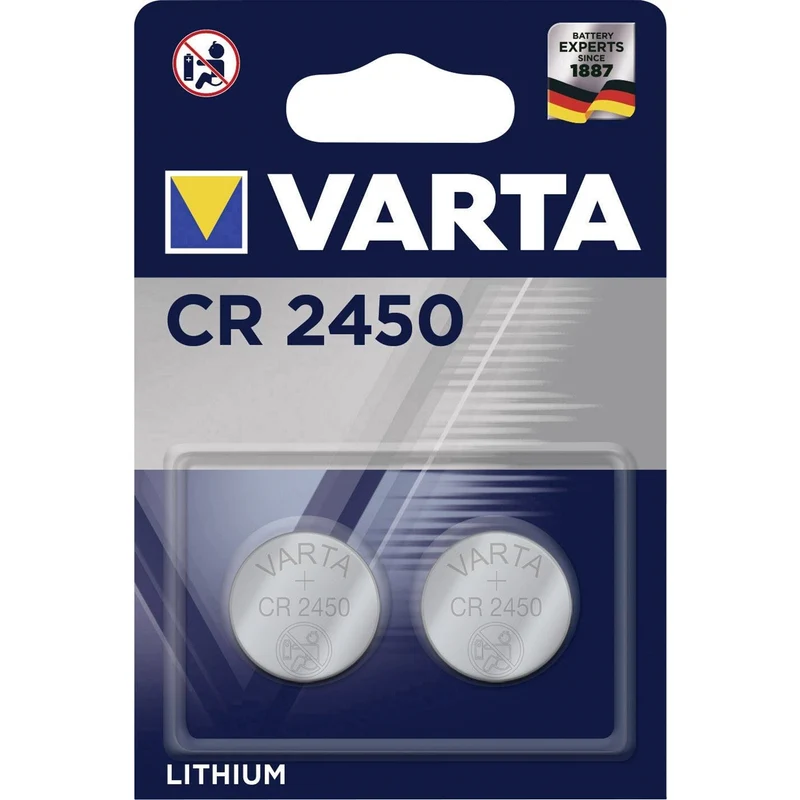 PILE CR2450 3V LITOWA VARTA PROFESSIONNEL - 2 pièces