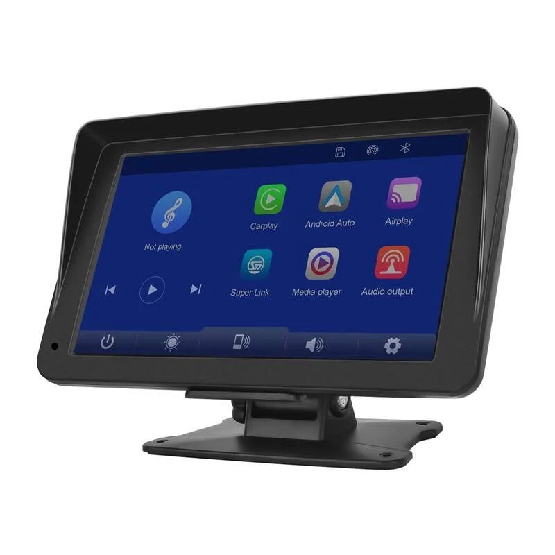 Podofo A3327 7.0-inch Auto Scherm – CarPlay, AirPlay, Android Auto, Bluetooth, Mirror Link, FM Transmitter