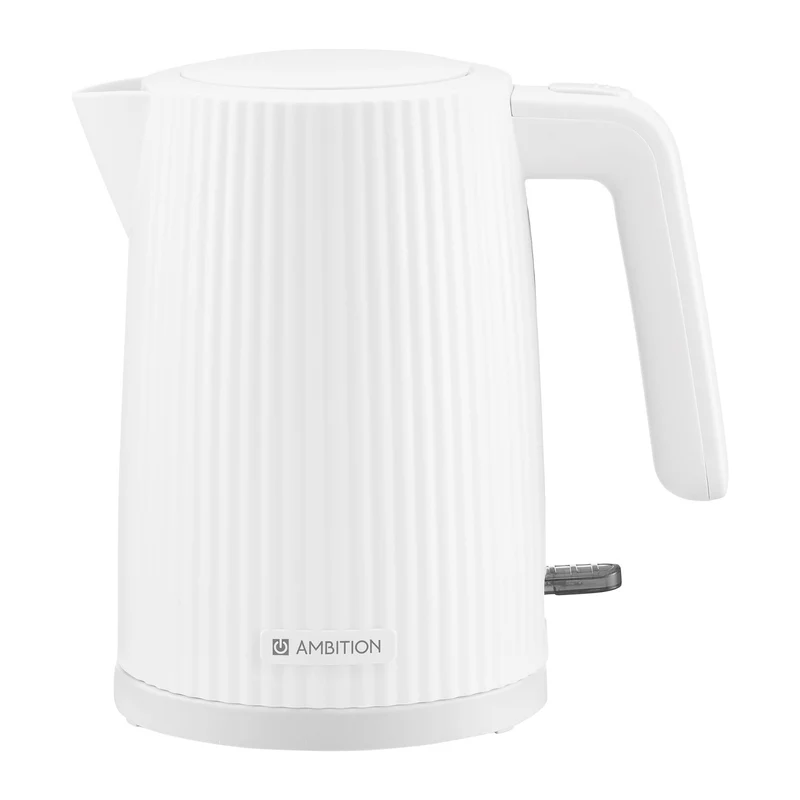 Bouilloire électrique 1.7 l Curly, puissance 2200W, blanc AMBITION ELECTRO