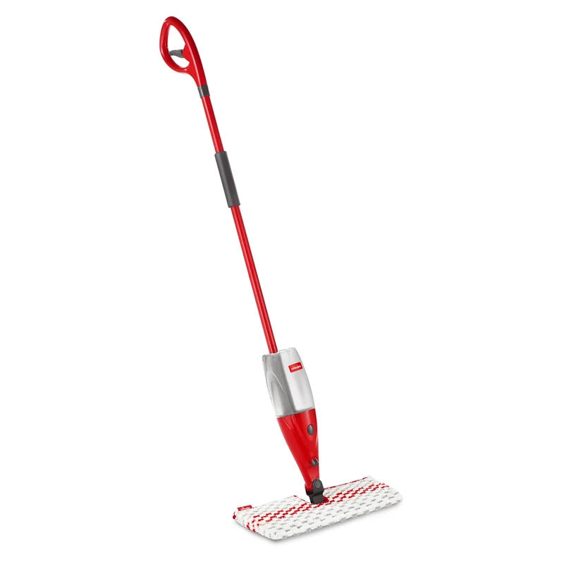 Mop avec nettoyeur rotatif Vileda Spray & Clean Couverture en microfibre double