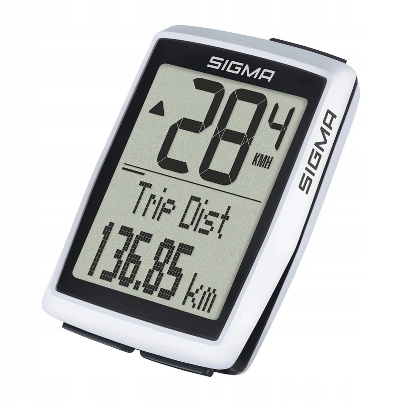 Compteur de vélo Sigma BC 12.0 WL, étanche, résistant aux intempéries, grand écran lisible, 12 fonctions