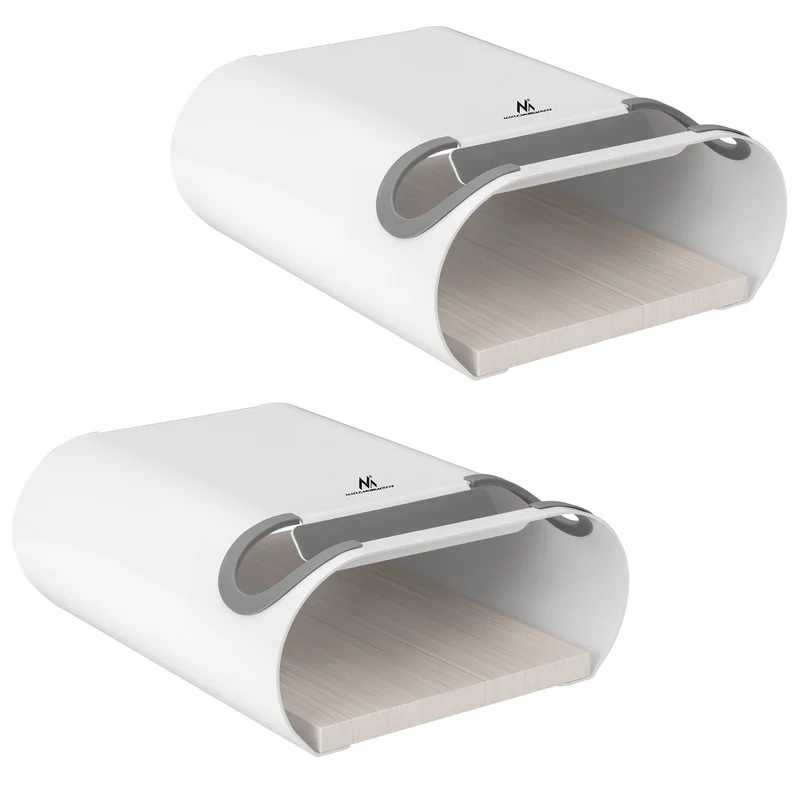 Support mural pour vélo Maclean, charge max. 25 kg, MC-466, lot de 2