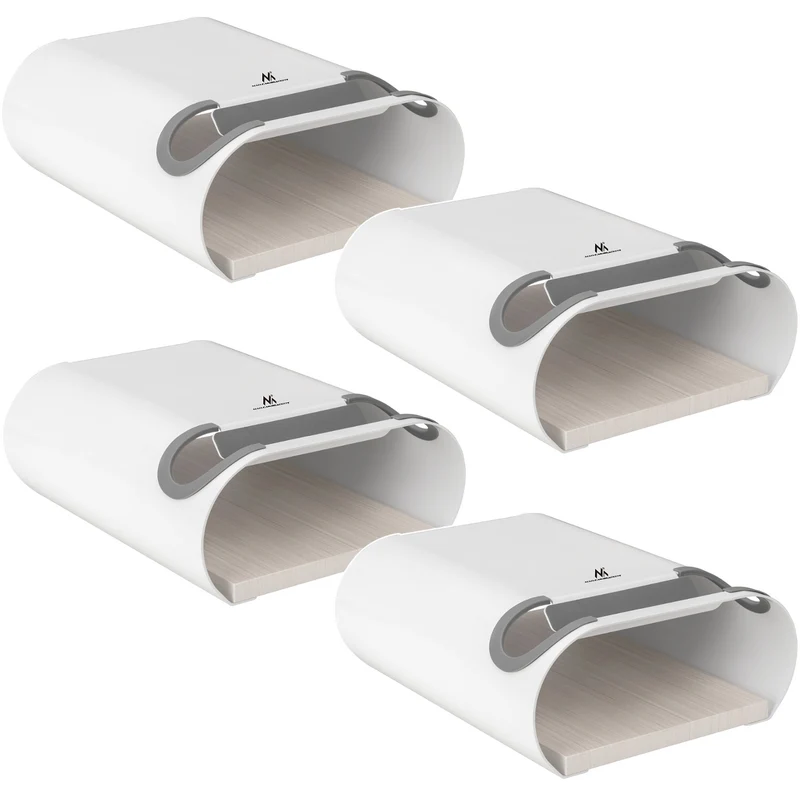 Support mural pour vélo Maclean, charge max. 25 kg, MC-466, lot de 4