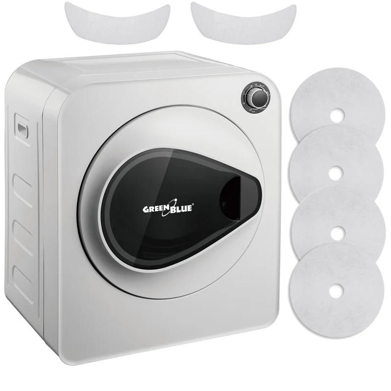 GreenBlue sèche-linge électrique pour linge, charge 3kg, GB405+ 2pcs. GreenBlue GB483 set de filtres pour sèche-linge