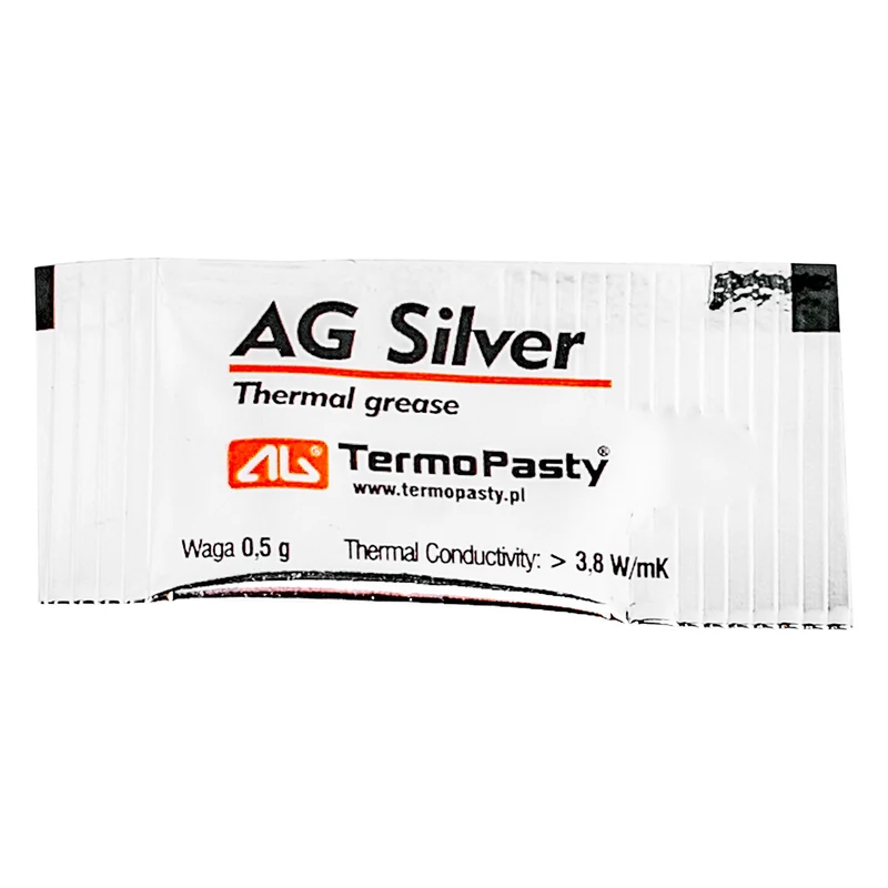 Pâte thermoconductrice à l'argent 0,5g AG AGT-143 avec des composés d'argent ajoutés