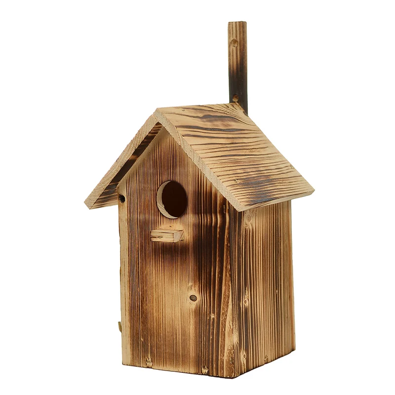 Nichoir pliant en bois 25x33x13 cm au feu de bois