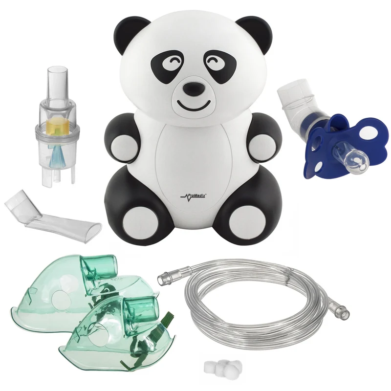 Promedix PR-812 panda inhalateur pour enfants, nébuliseur, masque, filtre + mannequin Promedix PR-815