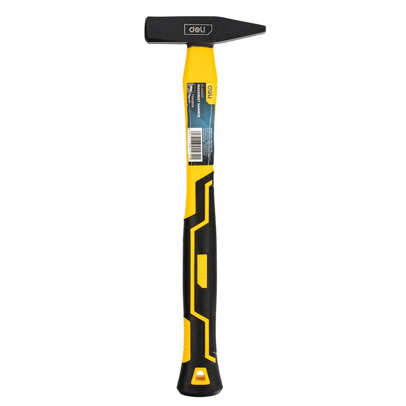 Deli Bankhamer 0.3kg Universeel met Ergonomische Handgreep [Gereedschap - Tools EDL442003] (Geel)