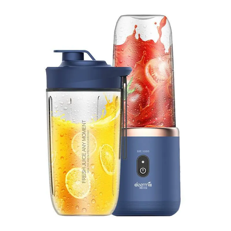 Deerma NU06 Mini Draadloze Sap Blender Blauw [Blenders - Deerma]