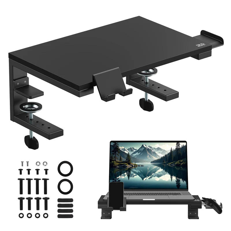 Support pour ordinateur portable / écran Ergo Office, charge max. 20kg, pour diag. 13-32", noir, ER-303 B