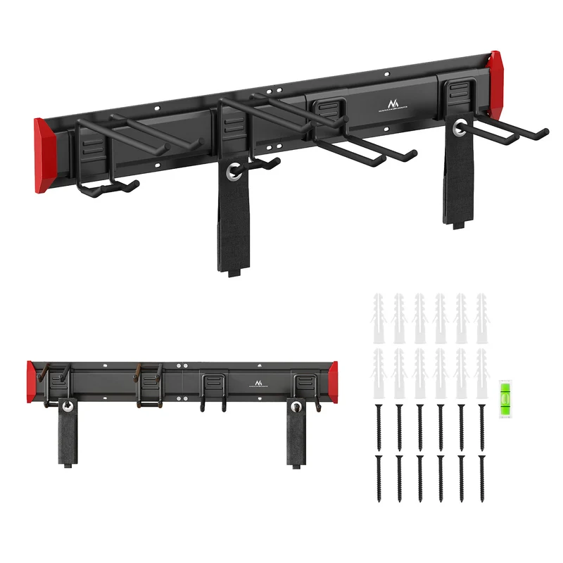 Organiseur mural pour outils Maclean, en acier, charge maximale 136 kg, largeur 816 mm, MC-178