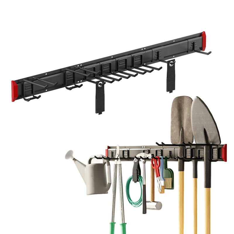 Organiseur mural pour outils Maclean, en acier, charge maximale de 228 kg, largeur 1 222 mm, MC-179