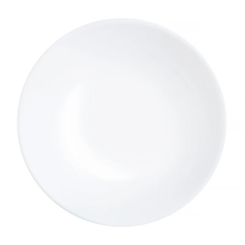 Assiette plate Luminarc, blanche, ronde, 25 cm, Diwali White