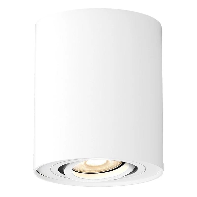 Plafonnier Rabalux, montage en surface, GU10, IP20, blanc, Kobald