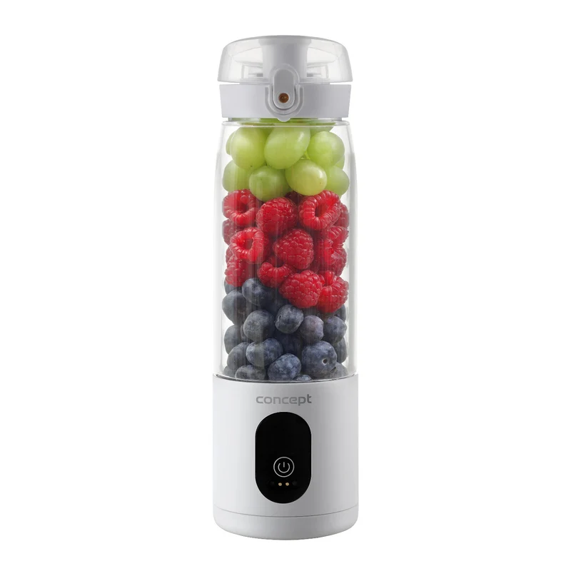 Concept SM4000 Mixeur personnel 600 ml, batterie rechargeable Li-Ion, blanc, FitMaker