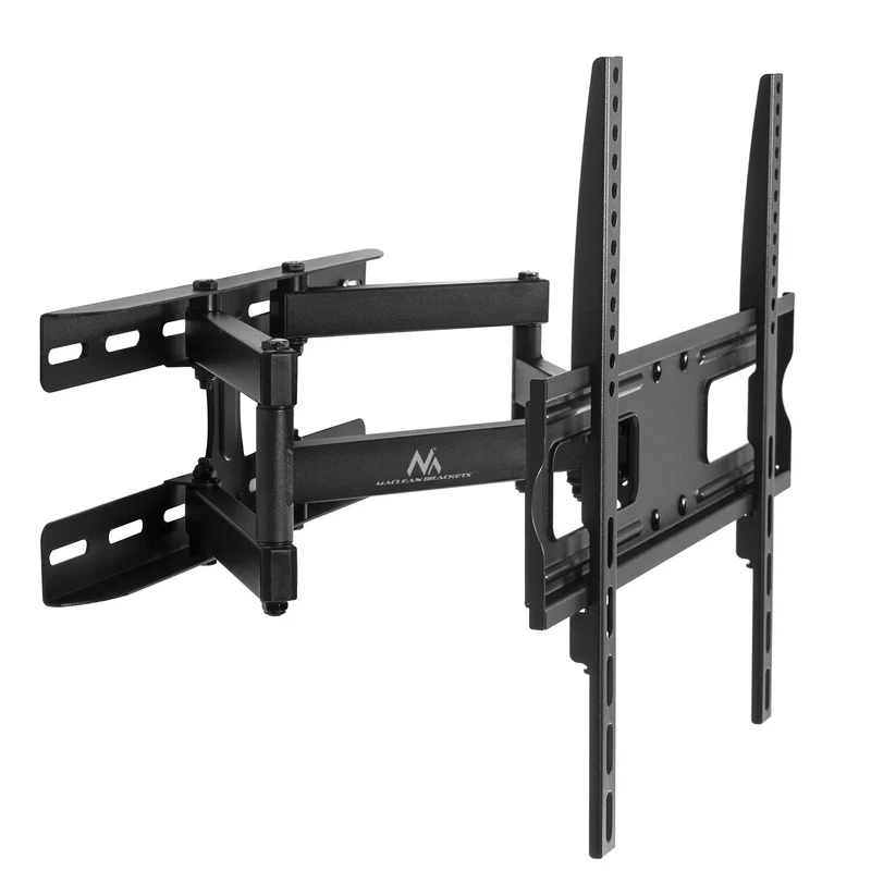 Support Maclean pour TV ou moniteur, universel, max VESA 400x400, 26-65", 30kg, noir, MC-760