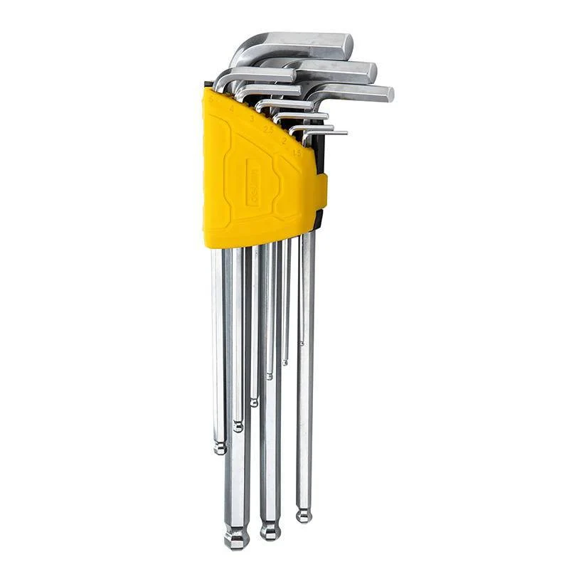 Deli Tools Inbussleutel Set 1.5-10mm EDL3080 (Zilver) [Gereedschappen - Deli]