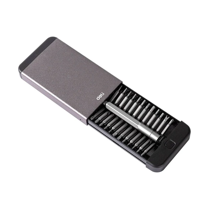 Deli Tools Precisieschroevendraaierset 6 stuks EDL3206 (Zwart) [Gereedschappen - Deli]