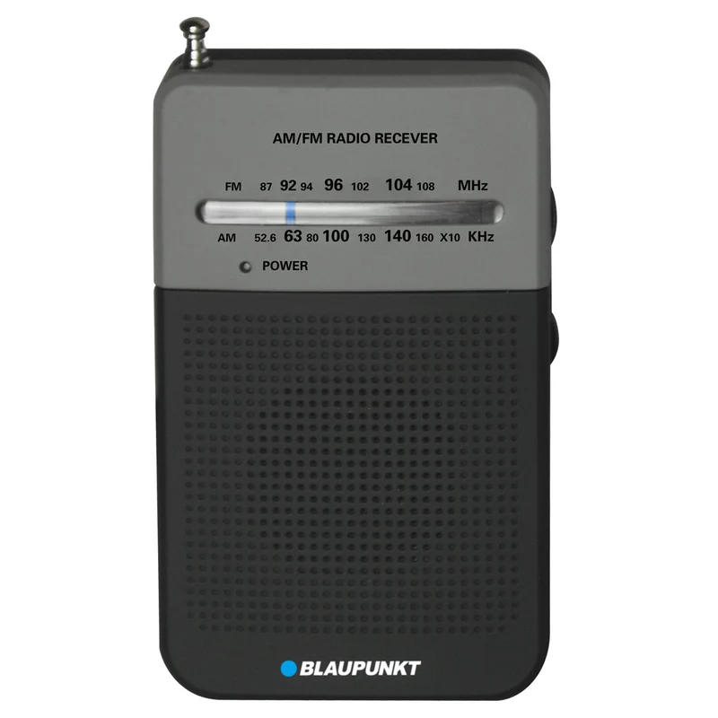 Radio Blaupunkt, portable, FM/AM, antenne télescopique, PR3BK