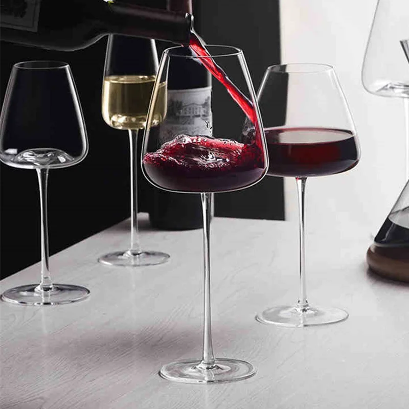 Kristallen Wijnglazen | LuxeSip | Handgemaakt Elegantie