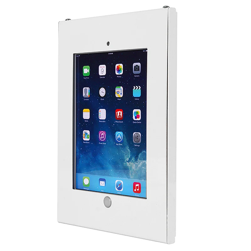 Support pour tablette / iPad blanc montage au mur Maclean MC-676