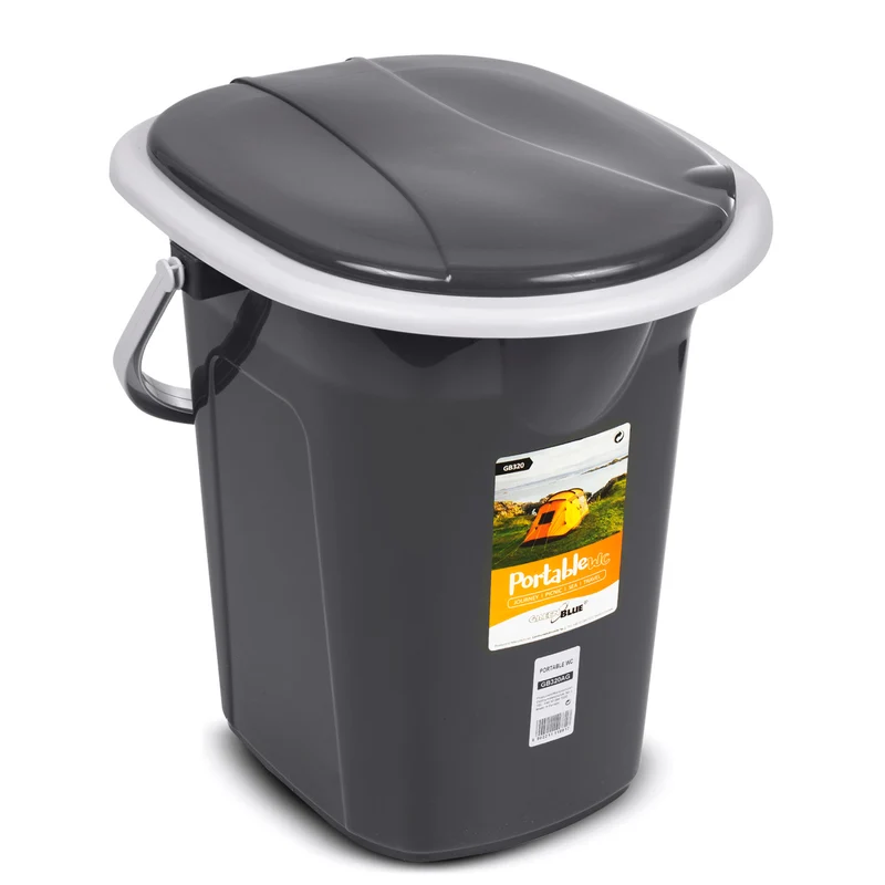 Toilette touristique portable anthracite 19L GreenBlue