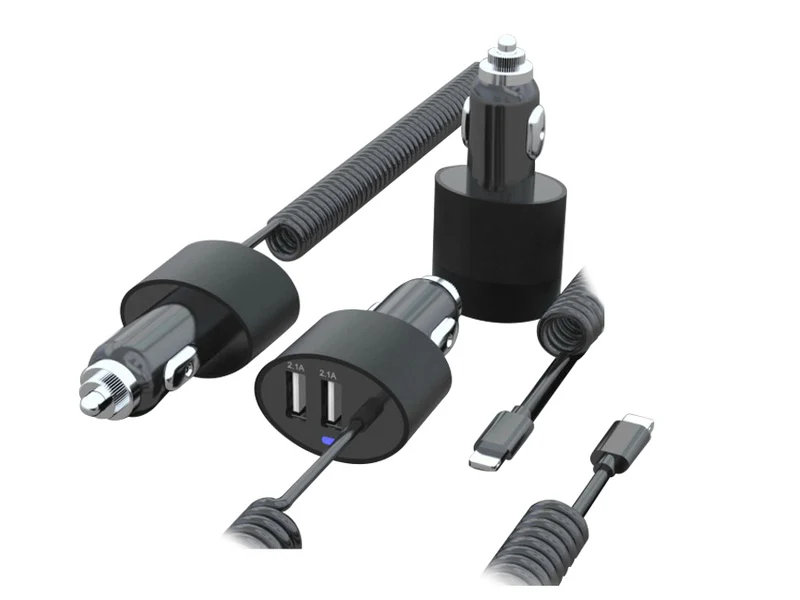Chargeur de voiture 2 ports USB 5.2A Maclean MCE76