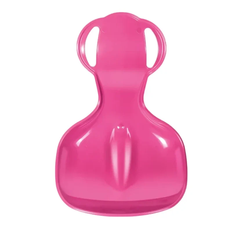 Luge à neige Sport Bear en plastique Porteur de neige rose