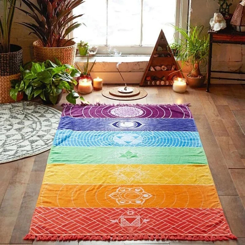 Yoga-tapijt met de Zeven Chakra's – ChakraBalance