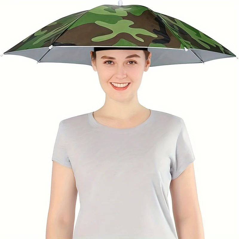 SunShade Parapluhoed – Lichtgewicht, UV-beschermend en Handsfree