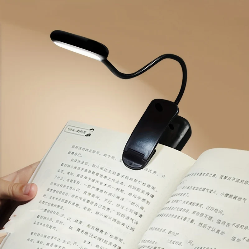 Flexibele Cliplamp - Draagbare Leeslamp met Verstelbare Hals voor Thuis of Op Reis