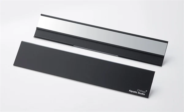 CHIHIROS METALEN ZIJSTRIP MET SPIEGEL TBV VIVID 2 ZWART