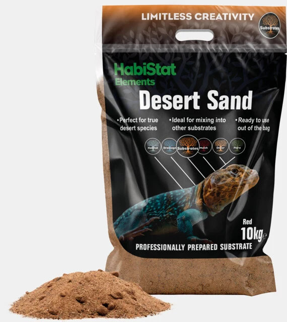 HABISTAT WOESTIJNZAND ROOD 10 KG